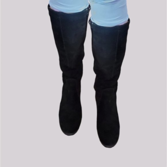 La Canadienne Rare Edition Waterproof Suede Wedge Boots w Fur Interior-… - Picture 6 of 16